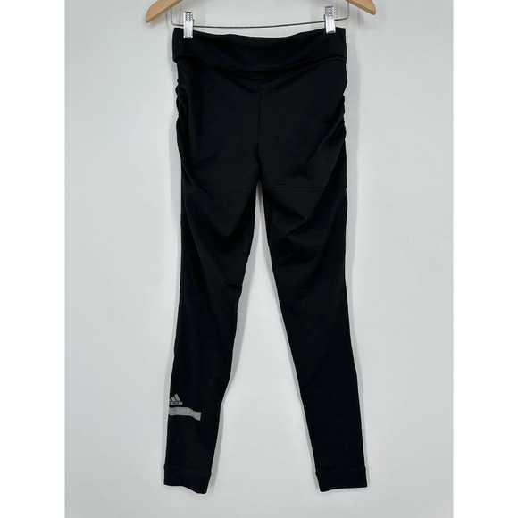 Adidas by Stella McCartney The Performance Fold-Over Full Length Leggings Black - Picture 8 of 13